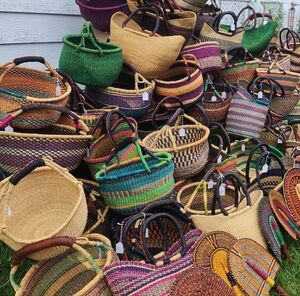Auth Bolga "farmer's market" Baskets.  More baskets avail. Over 100